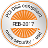 PCI DSS compliant seal